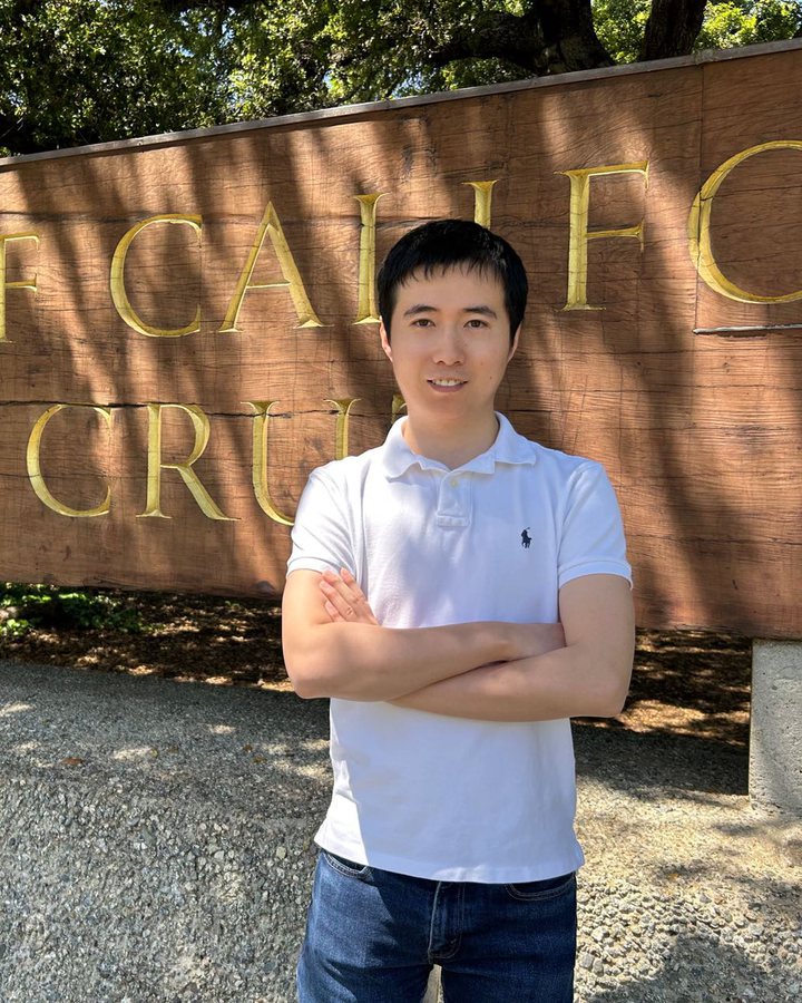 Hao Ye at the University of California, Santa Cruz